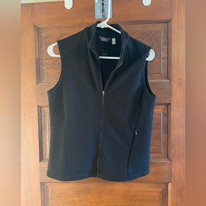 Ibex 100% Merino Wool black vest - women’s medium